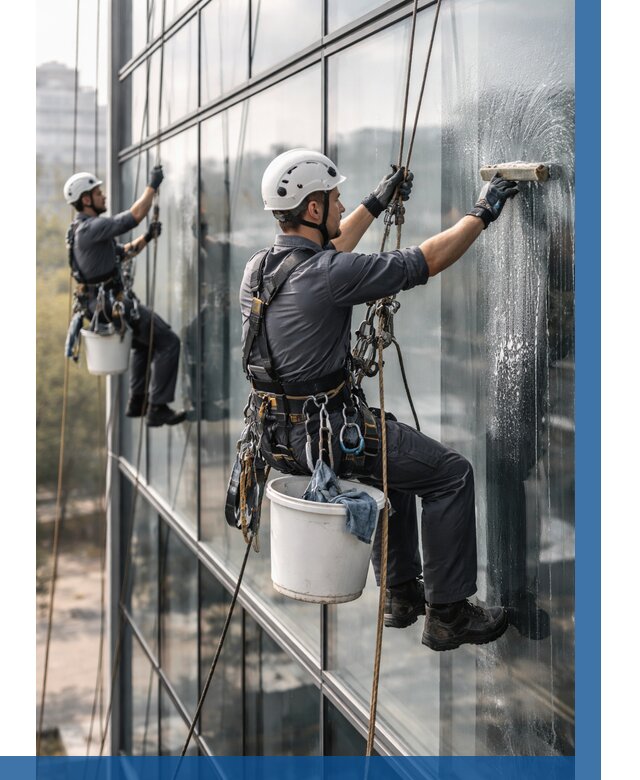 Мойка сплошного остекления в Южном-Сахалинске, заказать от 310 р.| ВЫСОТНИК-Южн