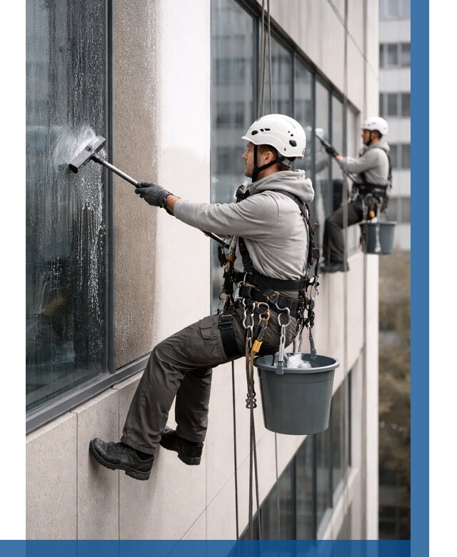 Мойка фасадов зданий в Южном-Сахалинске под ключ от 362 р. | ВЫСОТНИК-Южн