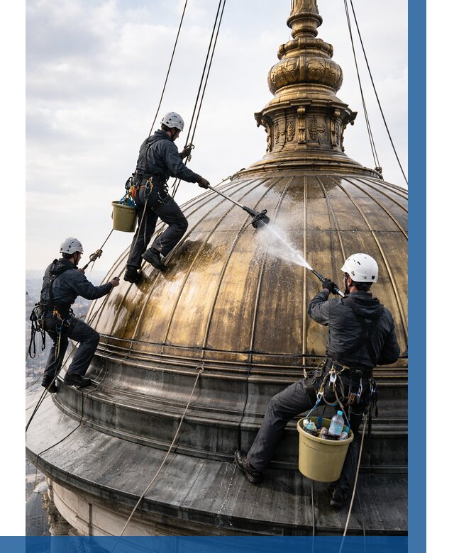 Мойка куполов и шпилей в Южном-Сахалинске от 8265 р. - заказать | ВЫСОТНИК-Южн