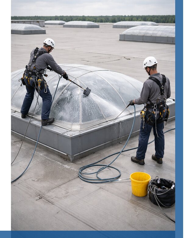 Мойка зенитных фонарей в Южном-Сахалинске, заказать от 4649 р. | ВЫСОТНИК-Южн