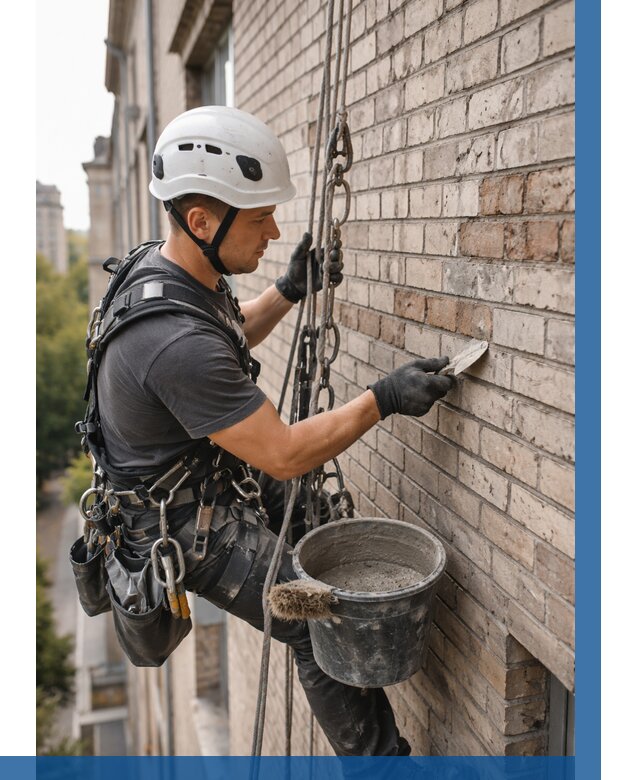 Ремонт кирпичной кладки фасада в Южном-Сахалинске от 1860 р. | ВЫСОТНИК-Южн