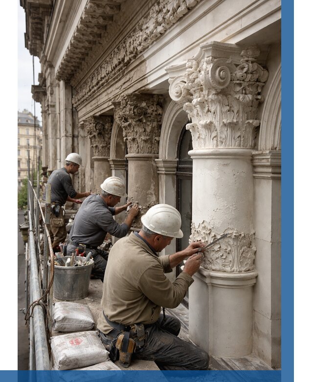 Реставрация фасадной лепнины в Южном-Сахалинске от 2583 р. | ВЫСОТНИК-Южн