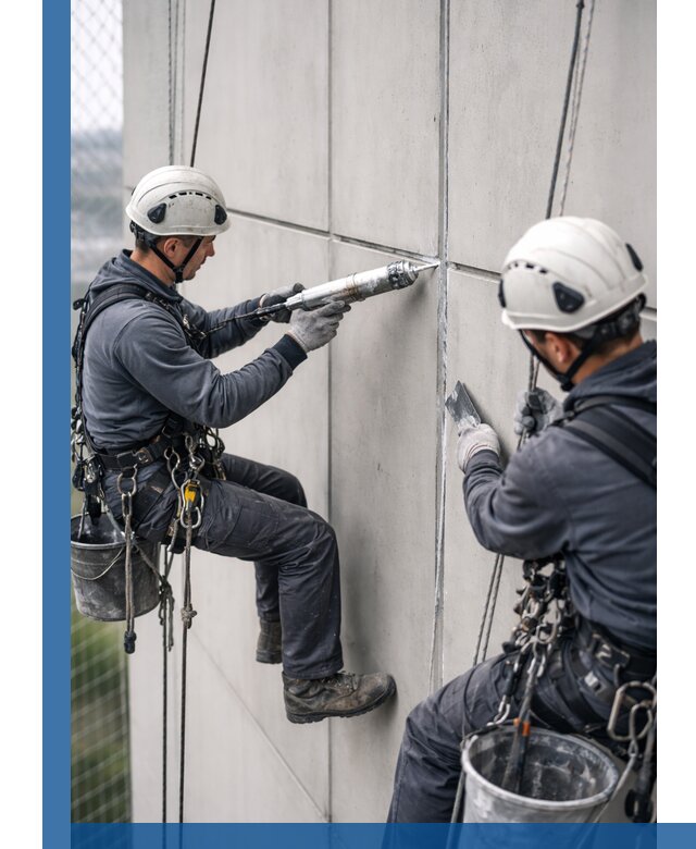 Первичная герметизация швов фасадов и кровель в Южном-Сахалинске