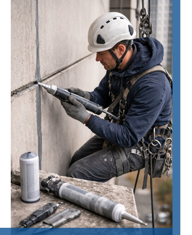 Вторичная герметизация швов в Южном-Сахалинске от 465 р. | ВЫСОТНИК-Южн