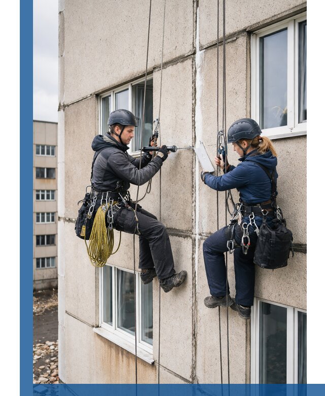 Герметизация межпанельных швов тёплым швом в Южном-Сахалинске