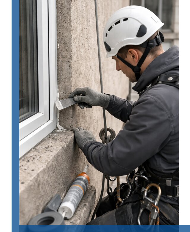 Герметизация монтажных швов окон в Южном-Сахалинске с гарантией качества