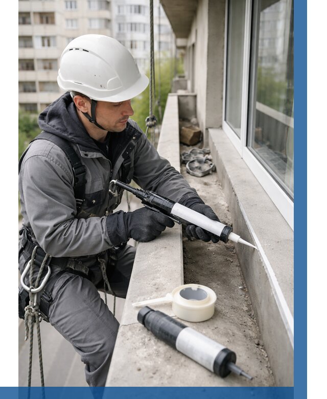 Герметизация швов лоджии в Южном-Сахалинске от 4649 р. | ВЫСОТНИК-Южн