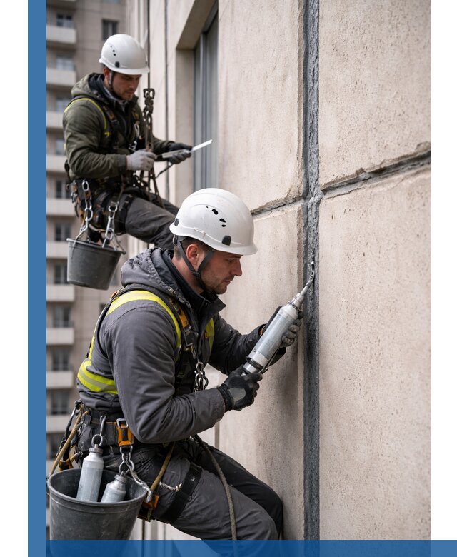 Герметизация деформационных швов фасада в Южном-Сахалинске качественно