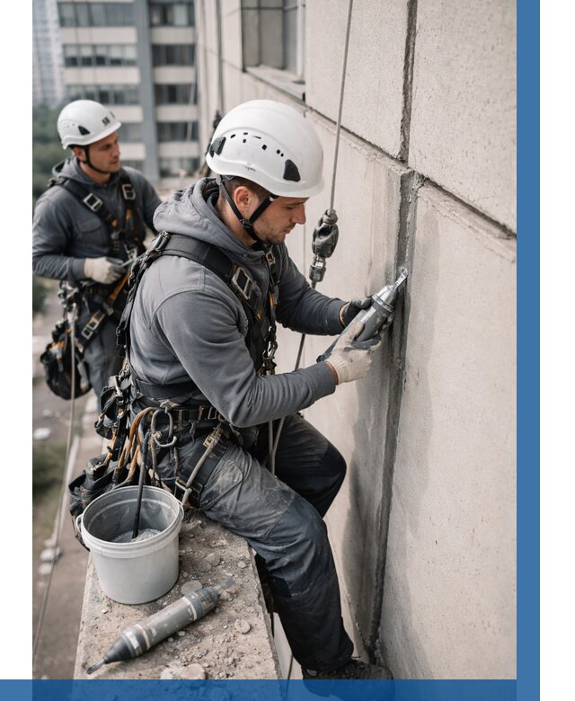 Ремонт деформационных швов здания в Южном-Сахалинске от 1033 р. | ВЫСОТНИК-Южн