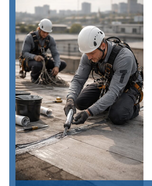 Аварийное и капитальное устранение протечек кровли в Южном-Сахалинске