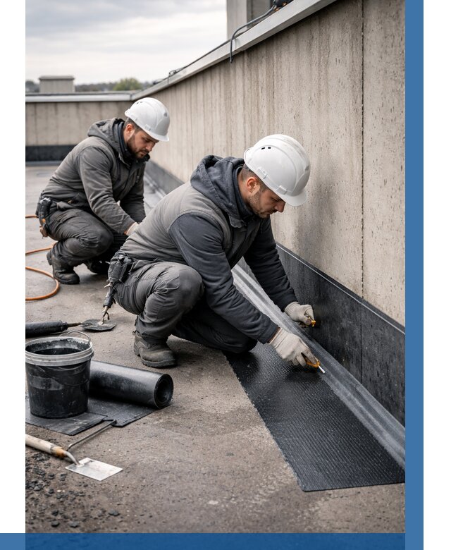 Гидроизоляция примыканий на кровле в Южном-Сахалинске от 930 р. | ВЫСОТНИК-Южн