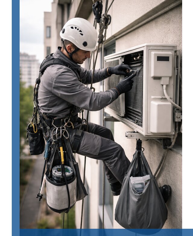 Обслуживание внешнего блока кондиционера в Южном-Сахалинске профессионально