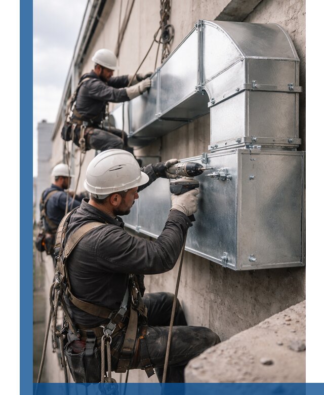 Профессиональный монтаж вентиляционных коробов в Южном-Сахалинске под ключ