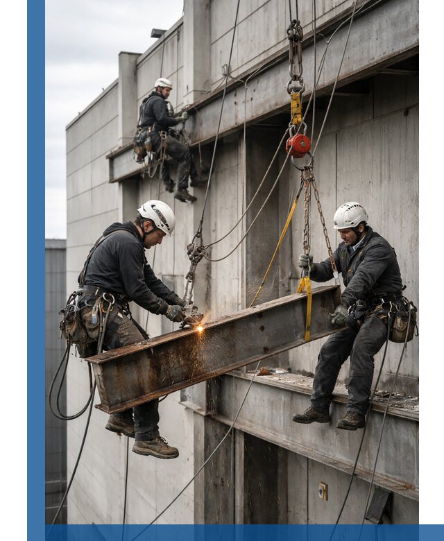 Демонтаж металлоконструкций на высоте в Южном-Сахалинске под ключ