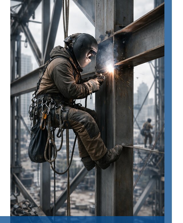 Высотные сварочные работы в Южном-Сахалинске от 3616 р. | ВЫСОТНИК-Южн