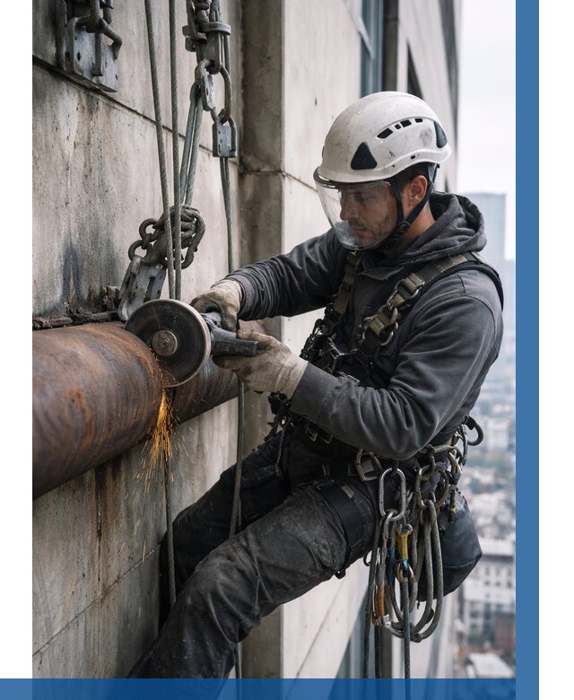 Резка металла на высоте в Южном-Сахалинске по цене от 4649 р. | ВЫСОТНИК-Южн