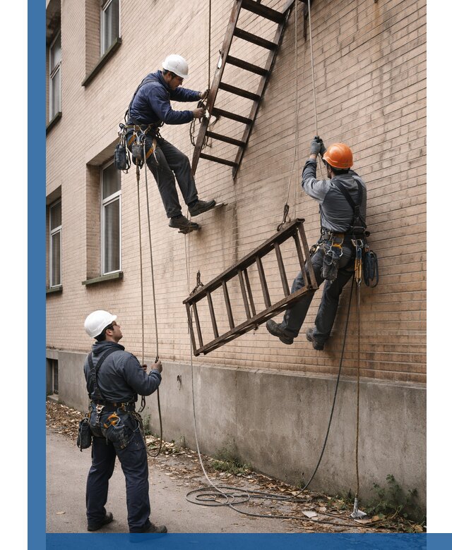 Демонтаж пожарной лестницы в Южном-Сахалинске быстро и безопасно