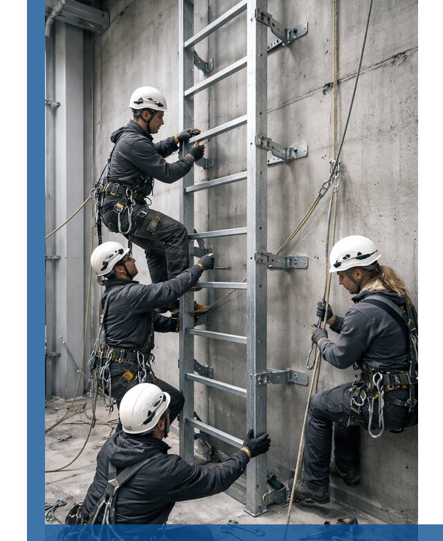 Монтаж металлических лестниц в Южном-Сахалинске под ключ со гарантией