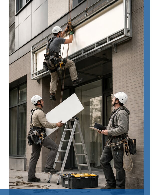 Монтаж светового короба в Южном-Сахалинске от 6715 р. | ВЫСОТНИК-Южн