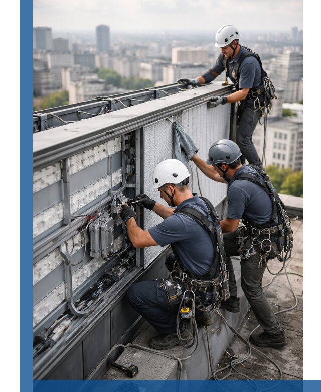 Профессиональное обслуживание крышной рекламы в Южном-Сахалинске под ключ