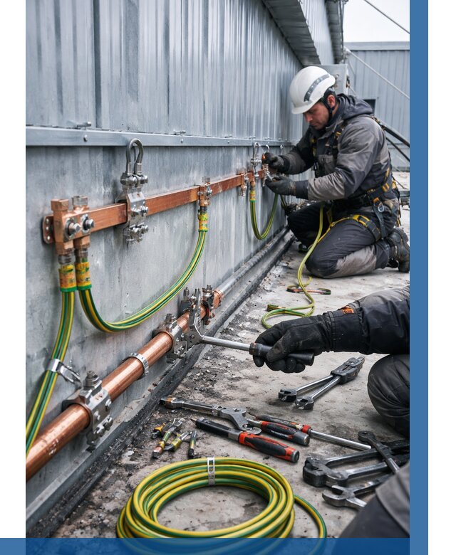 Монтаж заземления здания в Южном-Сахалинске от 25828 р. | ВЫСОТНИК-Южн