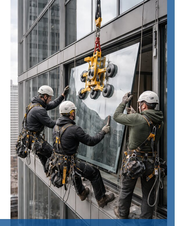 Фасадное остекление зданий под ключ в Южном-Сахалинске от 10331 р. | ВЫСОТНИК-Южн