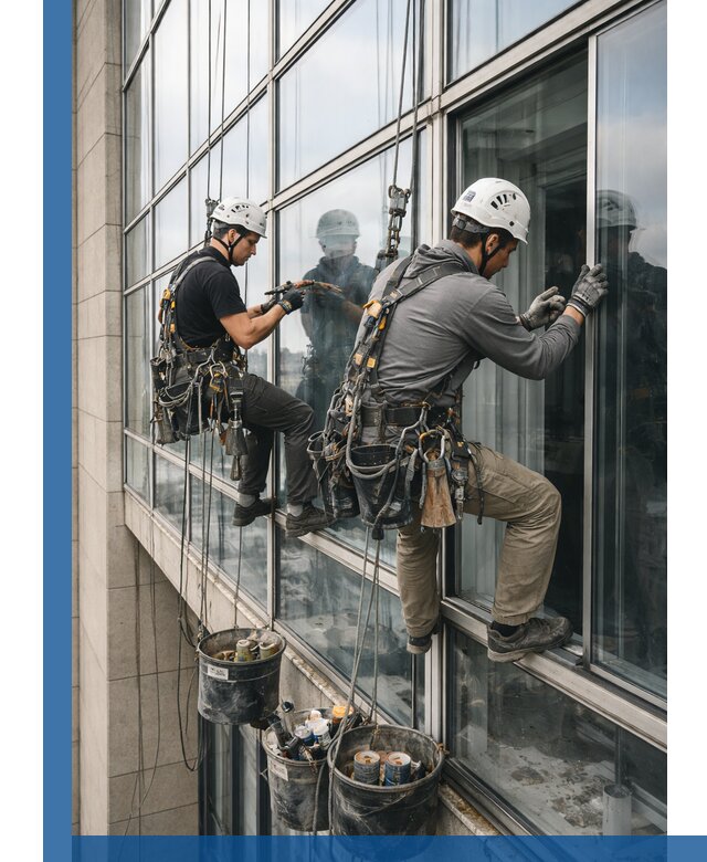 Ремонт витражных конструкций и фасадного остекления в Южном-Сахалинске