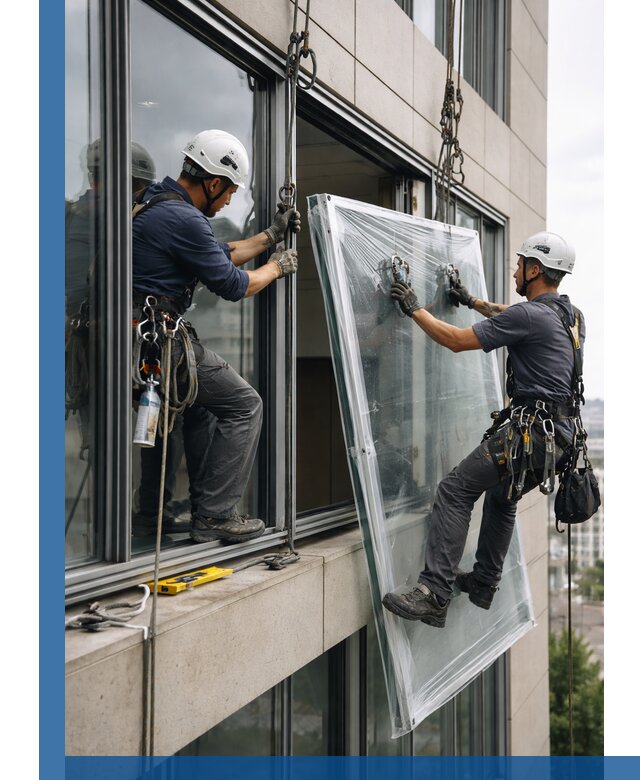 Профессиональная замена стекла в витраже в Южном-Сахалинске с гарантией