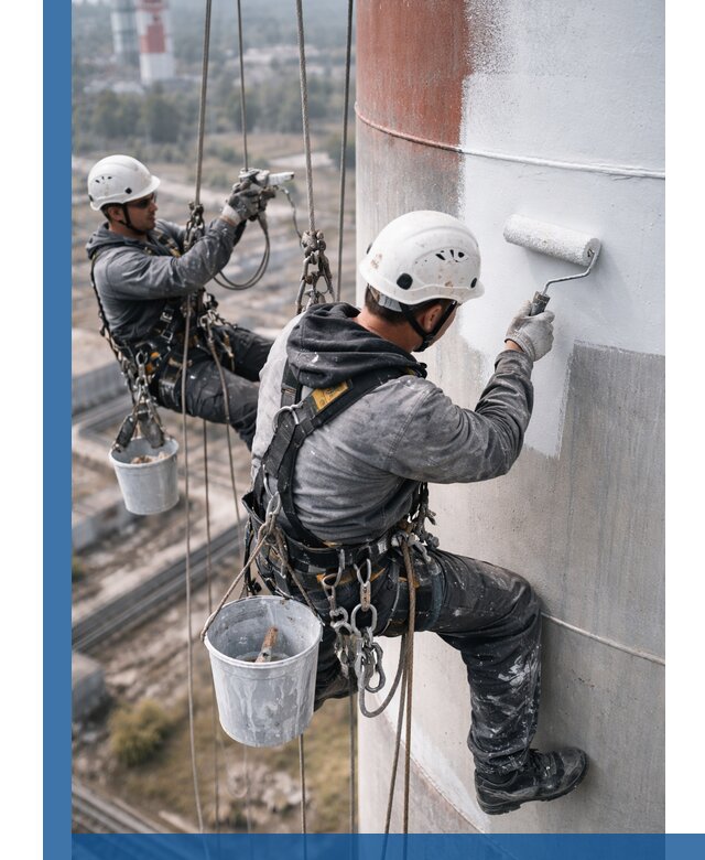 Покраска дымовых труб в Южном-Сахалинске: антикоррозийная защита и восстановление