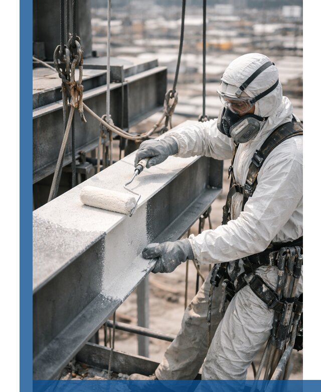 Профессиональная огнезащитная обработка металлоконструкций в Южном-Сахалинске