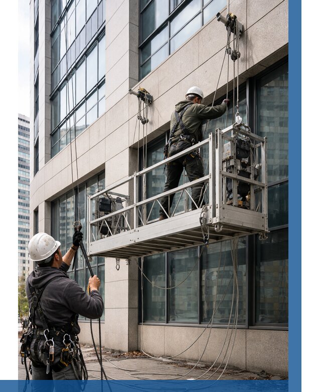 Монтаж и подъем фасадной люльки в Южном-Сахалинске от 12397 р. | ВЫСОТНИК-Южн