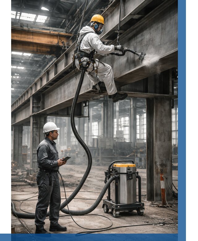 Обеспыливание конструкций в цехе в Южном-Сахалинске от 4339 р. | ВЫСОТНИК-Южн