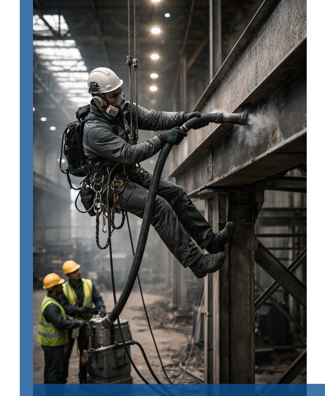 Обеспыливание конструкций в цехах промышленного производства в Южном-Сахалинске