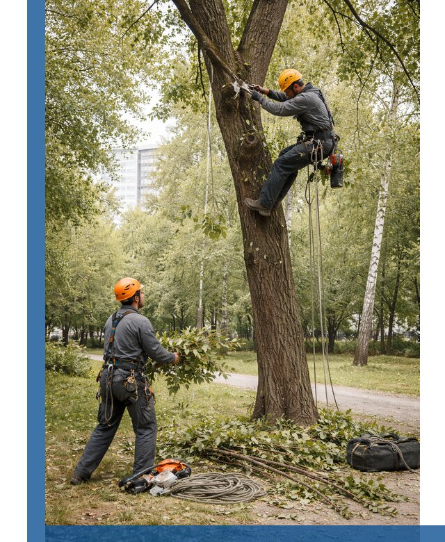 Санитарная обрезка деревьев в Южном-Сахалинске, профессионально и безопасно