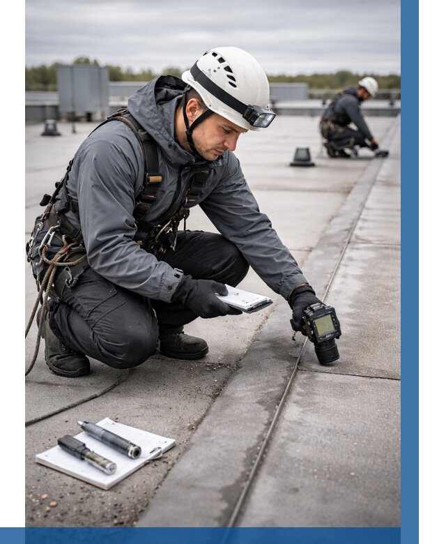 Обследование кровли на протечки в Южном-Сахалинске от 4649 р. | ВЫСОТНИК-Южн